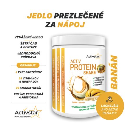 Activ Proteinshake Banane 480 g