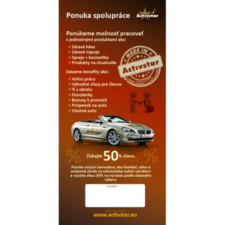 Flyer slimcoffee + Kooperation